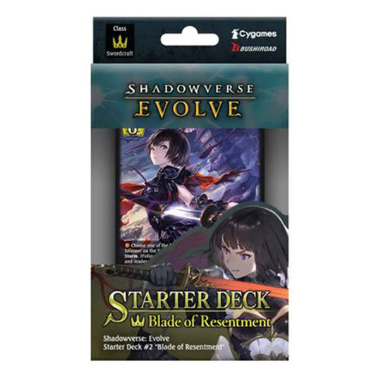 [Shadowverse: Evolve] SD02 Blade of Resentment Starter Deck