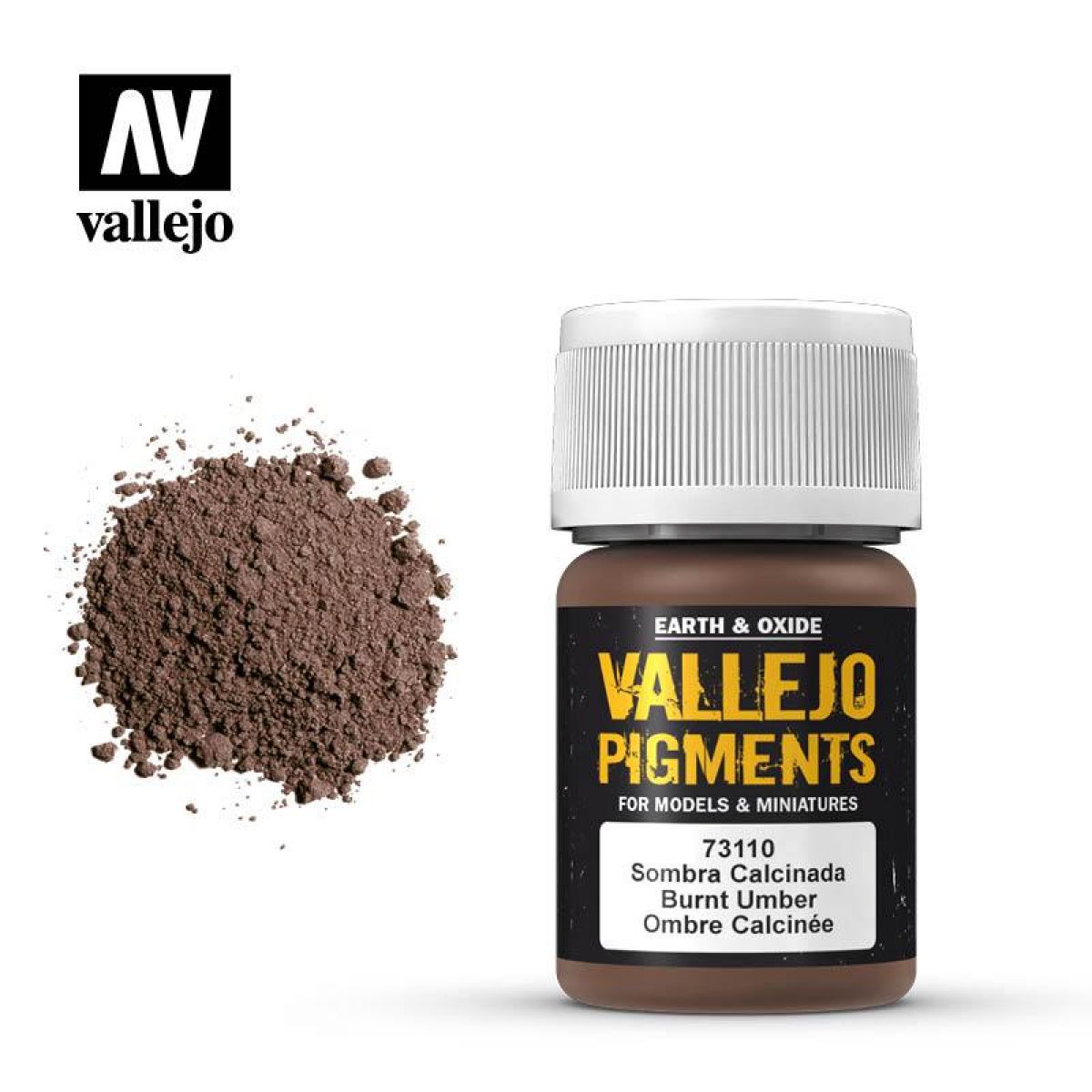 Vallejo - Pigments - Burnt Umber 30 ml