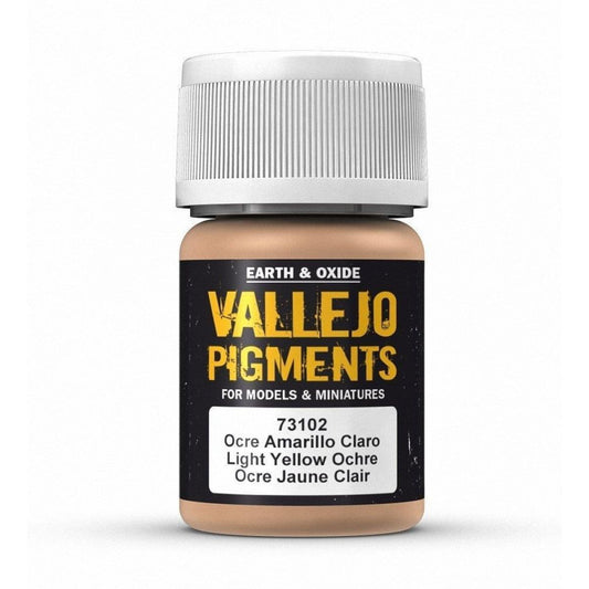 Vallejo - Pigments - Light Yellow Ochre 30 ml