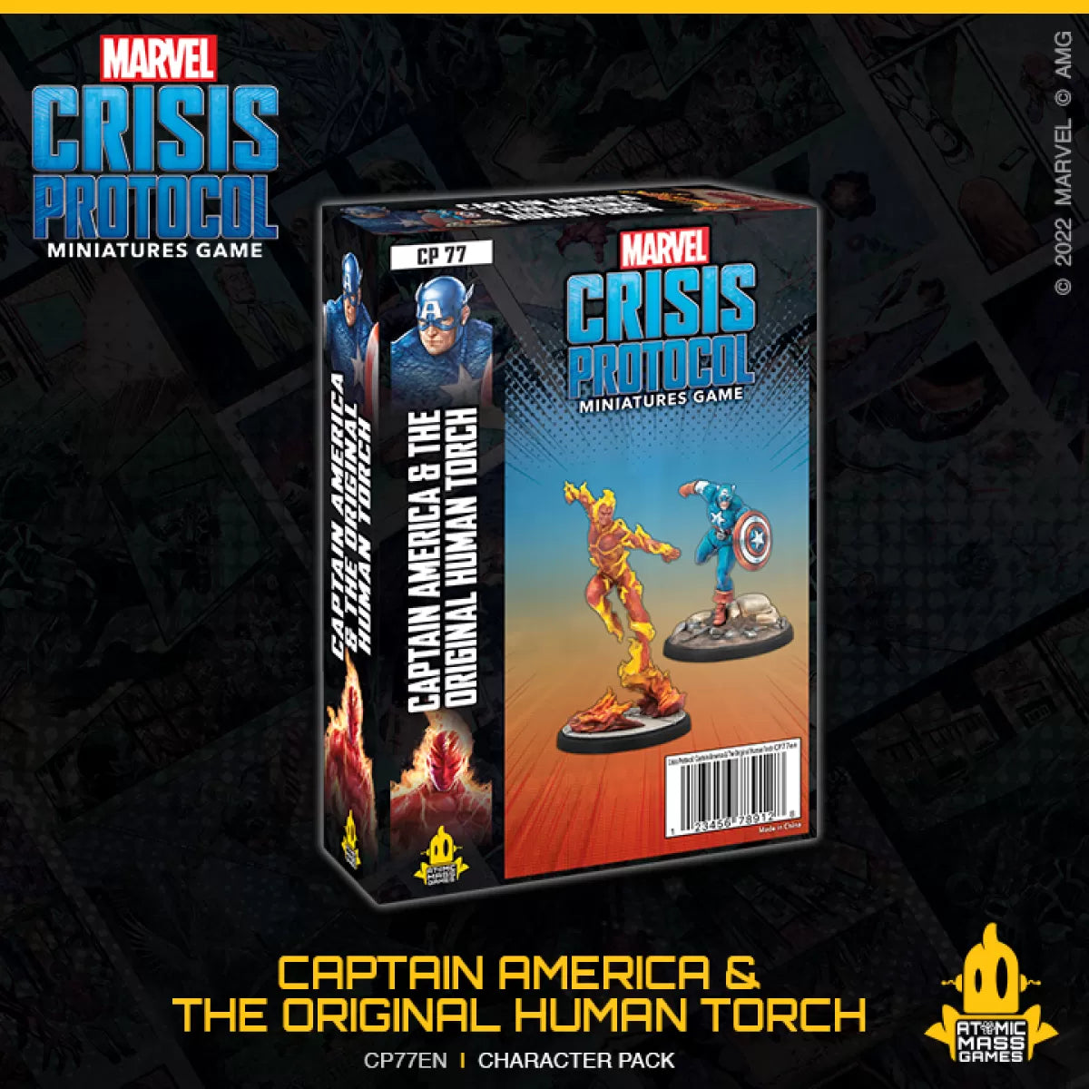 Marvel Crisis Protocol : Captain America & The Original Human Torch ...