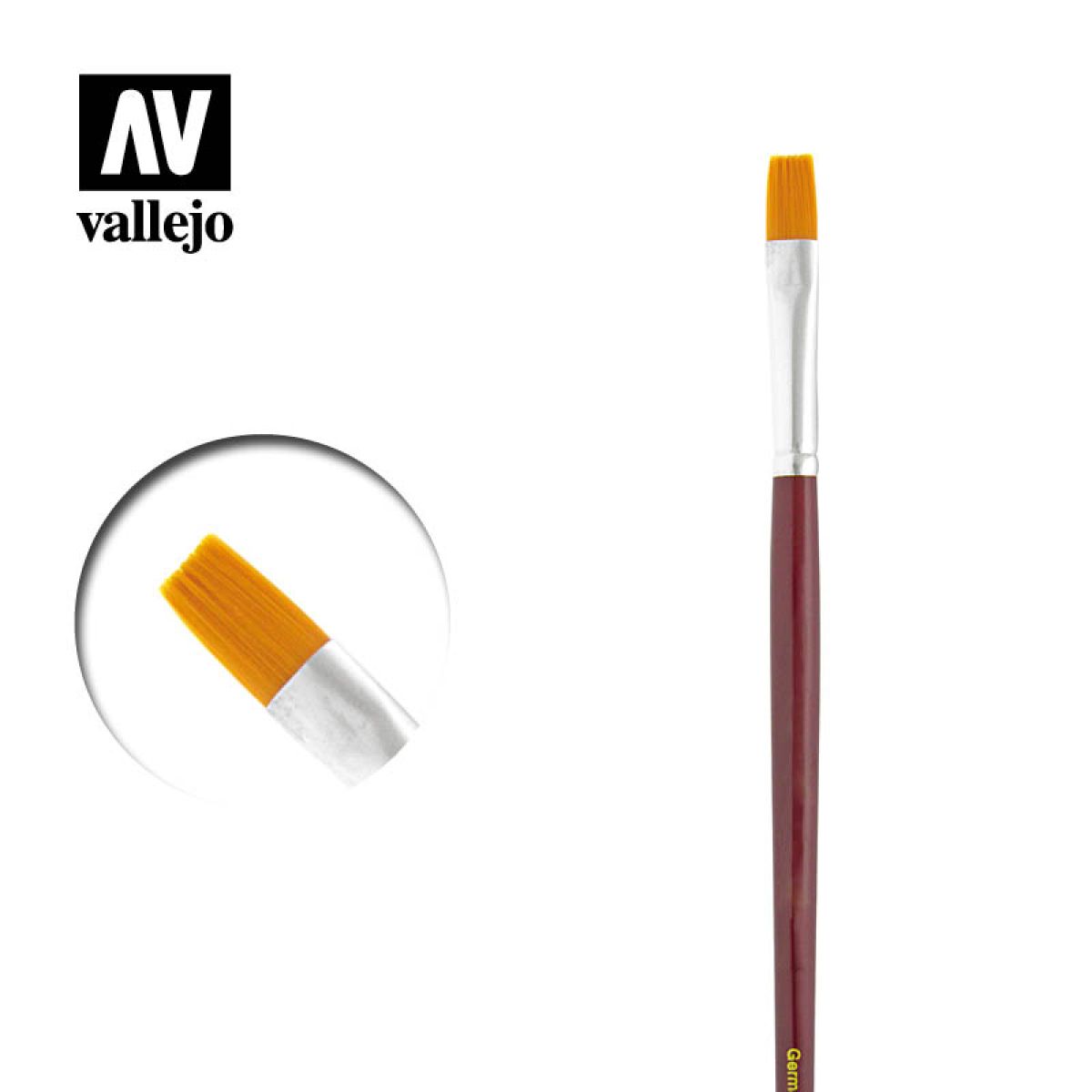 Vallejo - Brushes - Effects - Flat Rectangular Brush No.10