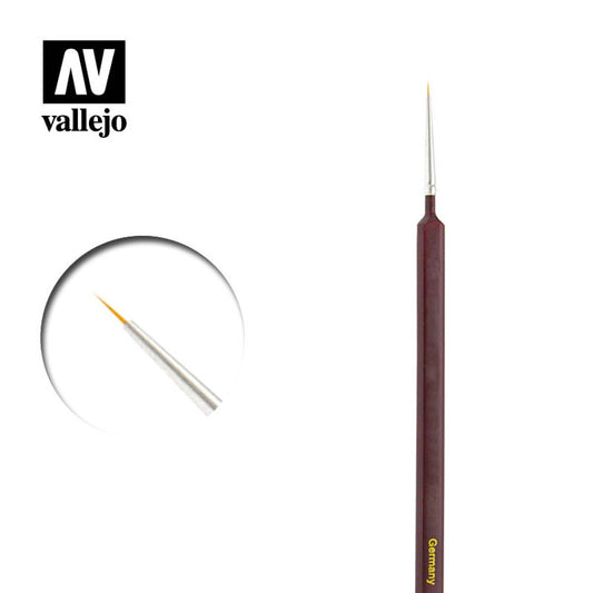 Vallejo - Brushes - Precision - Round Synthetic Brush Triangular Handle No.3/0