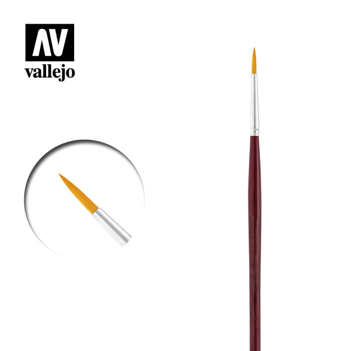 Vallejo - Brushes - Detail - Round Synthetic Brush N0. 2/0