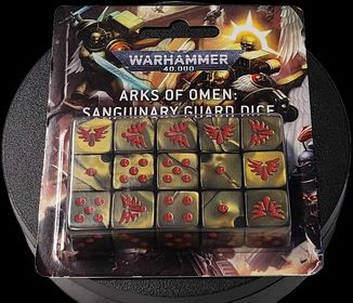 Warhammer 40,000 (9th Edition): Arks of Omen – Sanguinary Guard Dice ...